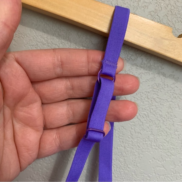 Smoothez by Aerie Size 34B Purple Unlined Sheer Mesh Underwire Bra NWT - Picture 7 of 13